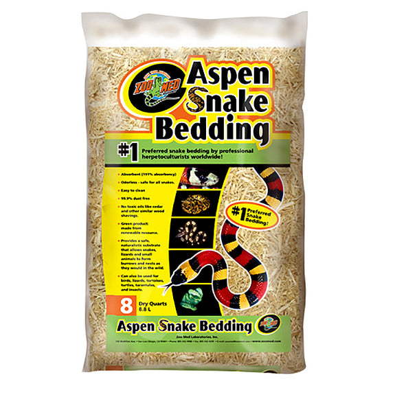 Aspen Snake Bedding Reptile & Small Animal Wood Substrate