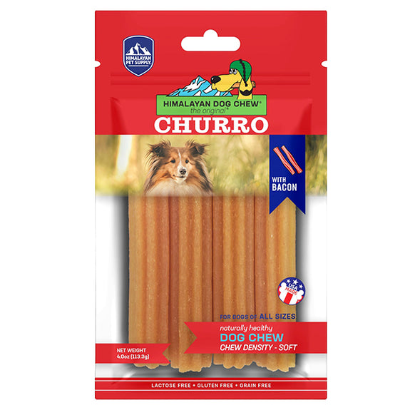 Churro with Bacon Flavor Cheese Grain-Free Dog Treat
