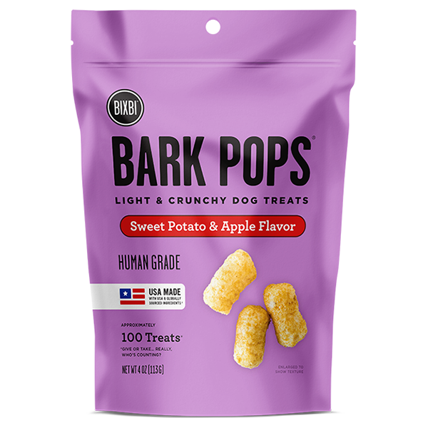 Bark Pops Sweet Potato & Apple Light & Crunchy Dog Treats