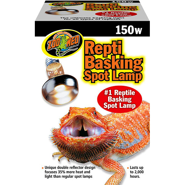 Repti Basking Spot Lamp Reptile UV Light & Heat Emitter 150 Watt