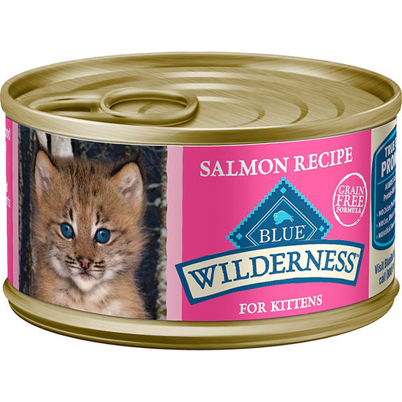 Wilderness Kitten Grain-Free Salmon Recipe Canned Cat Food