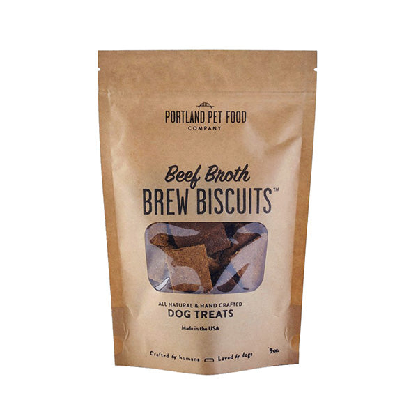 Beef Broth Brew Biscuits Hand Crafted Crunchy Dog Treats