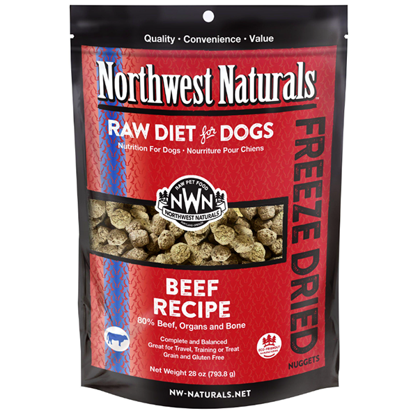 Nuggets Beef Formula Freeze-Dried Raw Dog Food