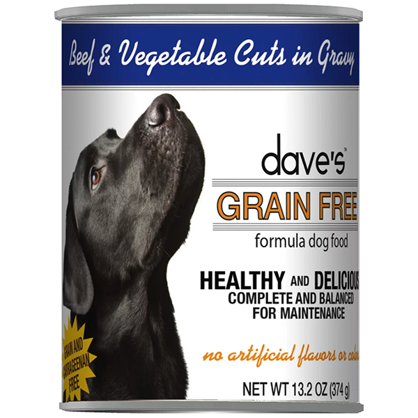 Beef & Vegetable Cuts in Gravy Grain-Free Canned Dog Food