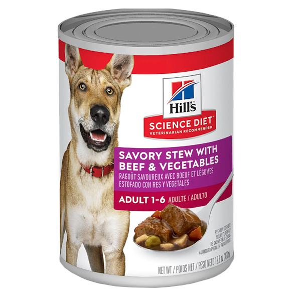 Savory Stew Beef & Vegetables Adult Wet Canned Dog Food