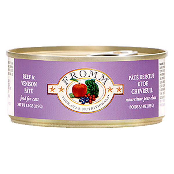 Beef & Venison Pate Grain-Free Wet Canned Cat Food
