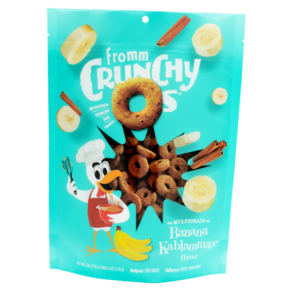 Crunchy O's Multi-Grain Banana Kablamas Crunchy Dog Treats