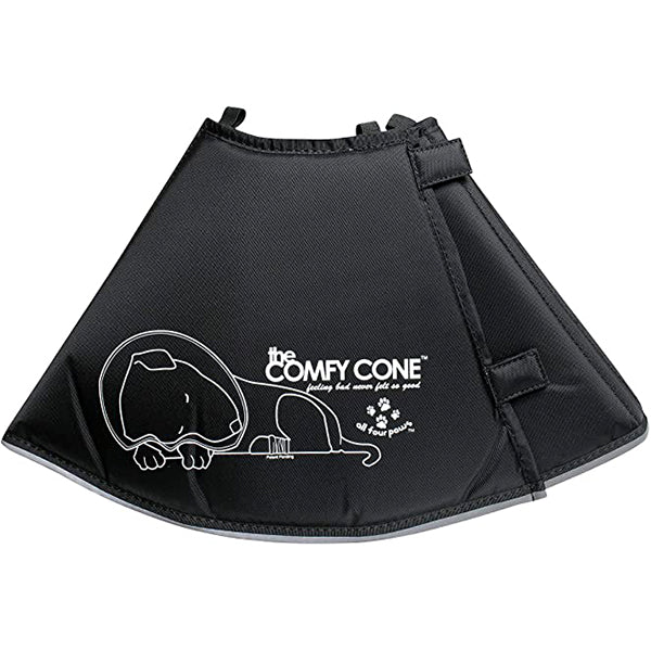 Comfy Cone Soft Black Dog & Cat E-Collar