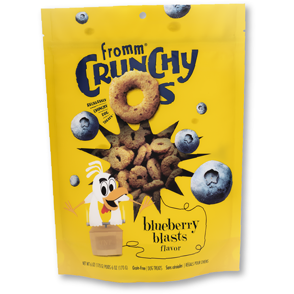 Crunchy O's Blueberry Blasts with Chicken Grain-Free Crunchy Dog Treats