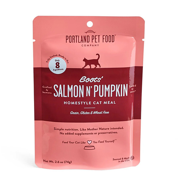 Boots' Salmon & Pumpkin Grain-Free Meal Pouches Wet Cat Food