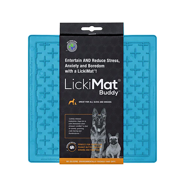 LickiMat Classic Buddy Solo Treat-Dispensing Dog Toy Turquoise