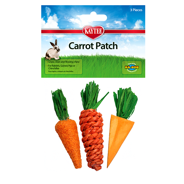 Carrot Patch Wood, Sisal, & Loofah Small Animal Chew Toys