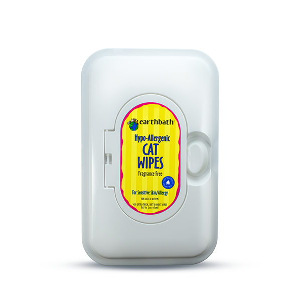 Hypoallergenic Fragrance-Free Cat Grooming Wipes
