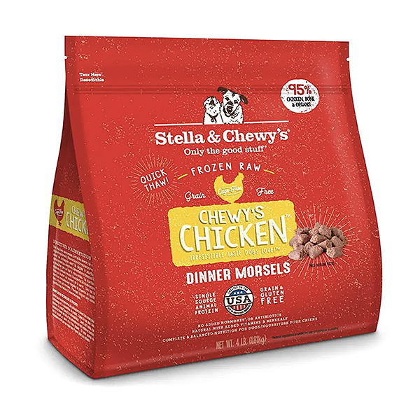 Chewy's Chicken Grain-Free Frozen Raw Dinner Morsels Dog Food