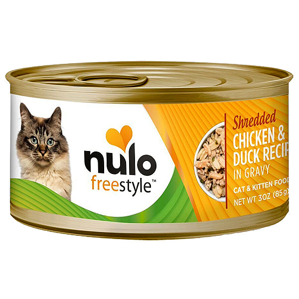 FreeStyle Shredded Chicken & Duck Recipe in Gravy Grain-Free Canned Cat Food