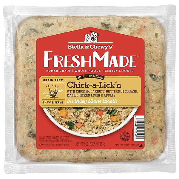 FreshMade Chick-a-Lick'n Grain-Free Frozen Gently Cooked Chicken Dog Food