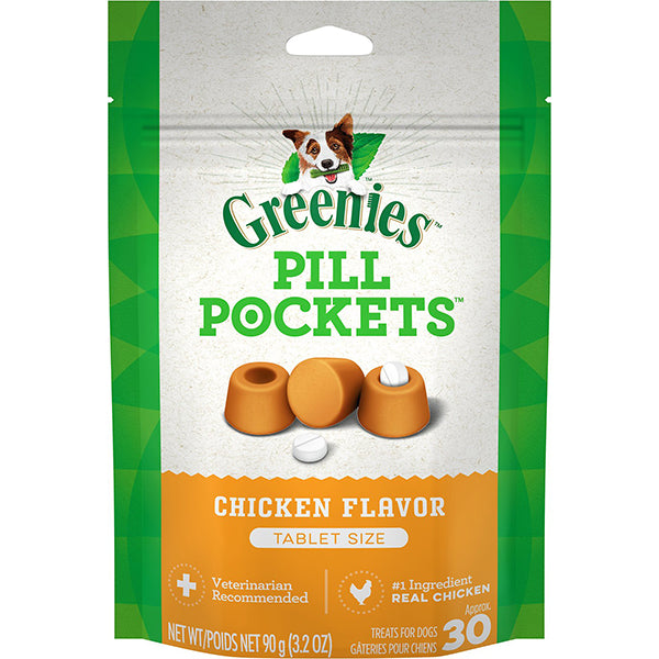 Pill Pockets Canine Chicken Flavor Dog Treats