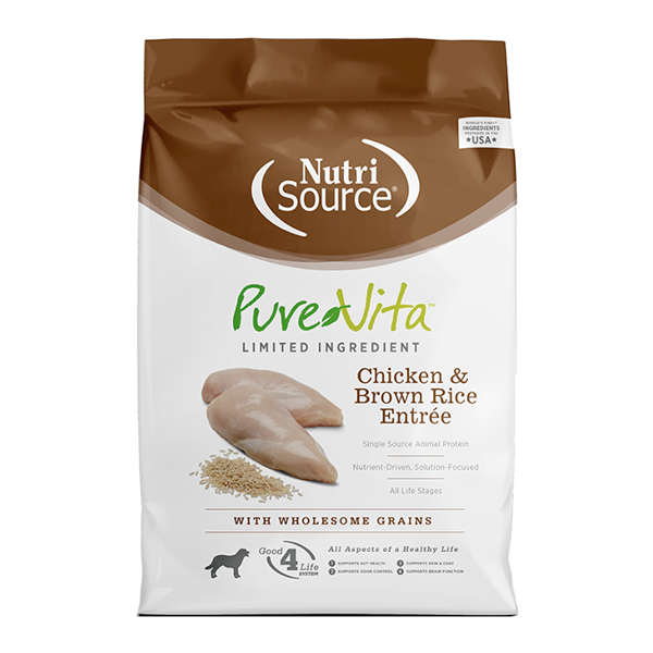 Chicken & Brown Rice Entrée Limited Ingredient Dry Dog Food