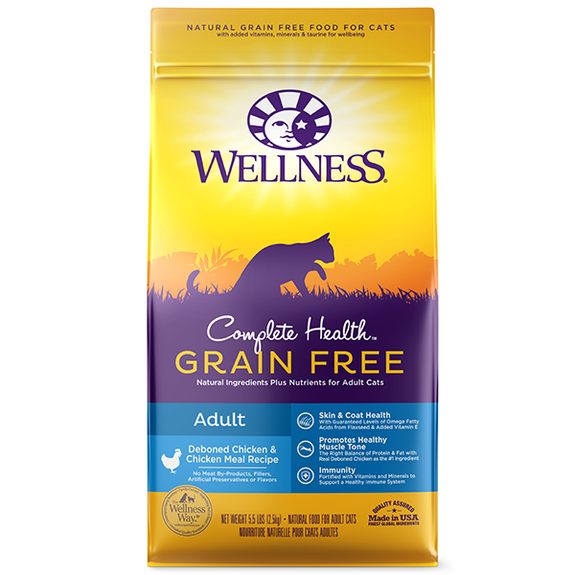 Complete Health Natural Indoor Adult Grain-Free Deboned Chicken & Chicken Meal Dry Cat Food