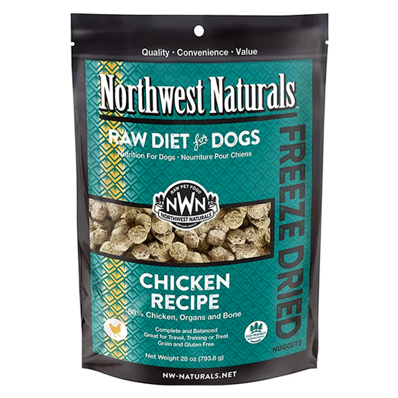 Nuggets Chicken Formula Freeze-Dried Raw Dog Food