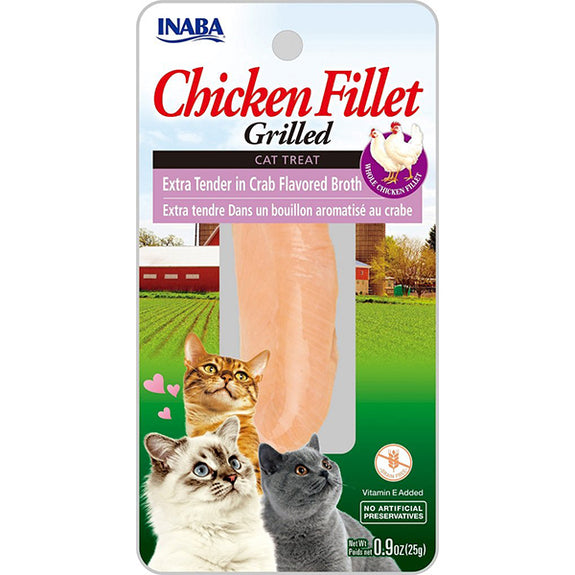 Grilled Chicken Fillet Extra Tender in Crab Broth Grain-Free Gourmet Cat Treat