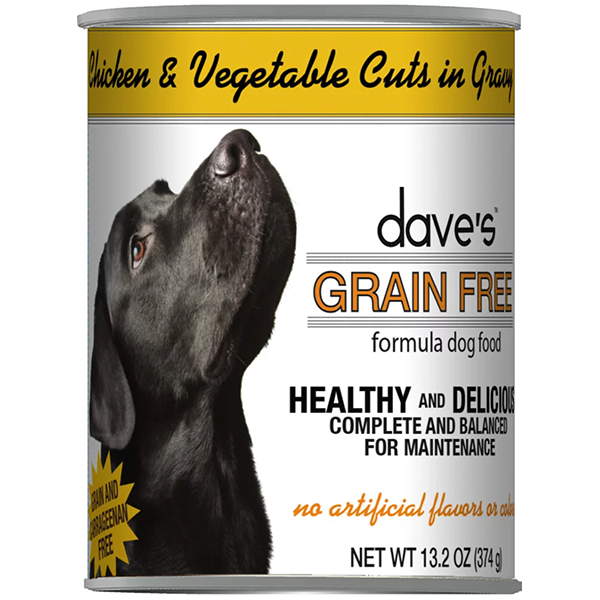 Chicken & Vegetable Cuts in Gravy Grain-Free Canned Dog Food