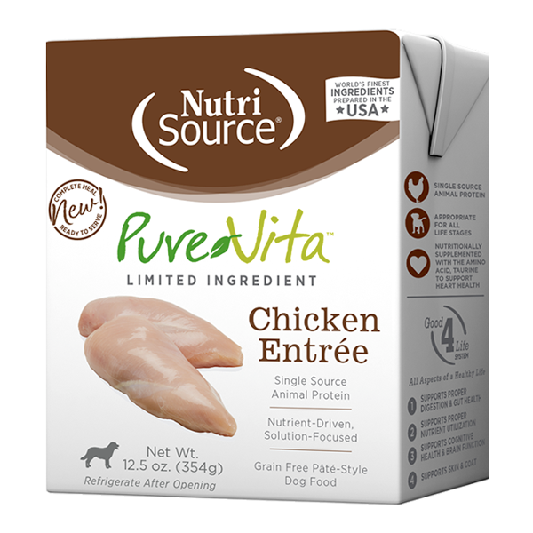 Limited Ingredient Chicken Entrée Pate Grain-Free Wet Carton Dog Food