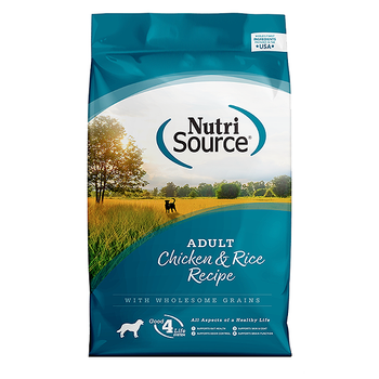 Nutrisource Adult Chicken & Rice Dog Kibble: $5-$8 off
