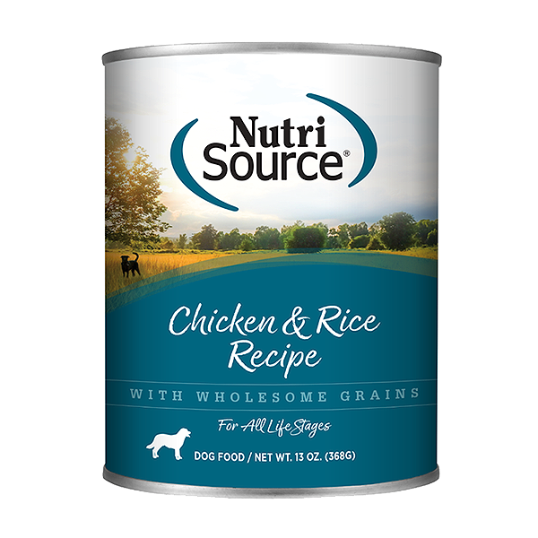Chicken & Rice Recipe Wet Canned Dog Food