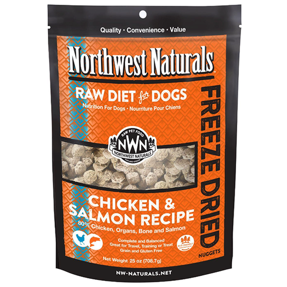 Nuggets Chicken & Salmon Formula Freeze-Dried Raw Dog Food