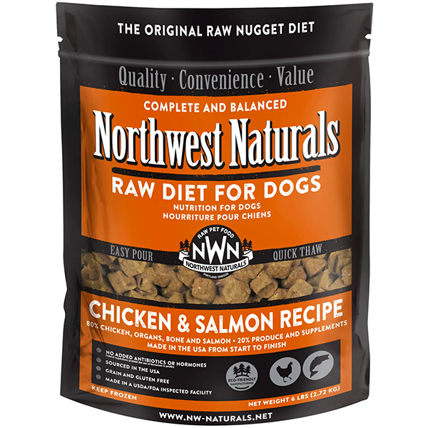 Nuggets Chicken & Salmon Recipe Frozen Raw Dog Food