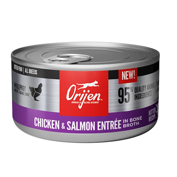 Chicken & Salmon Entrée Kitten Formula Grain-Free Wet Canned Cat Food