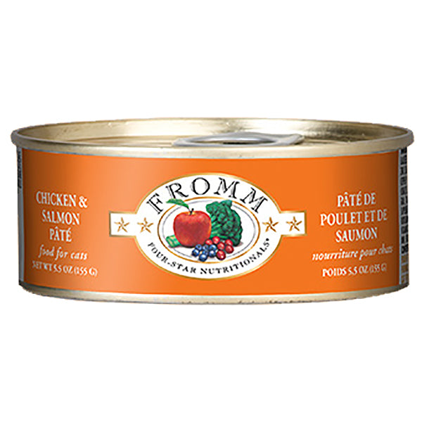 Chicken & Salmon Pate Grain-Free Wet Canned Cat Food