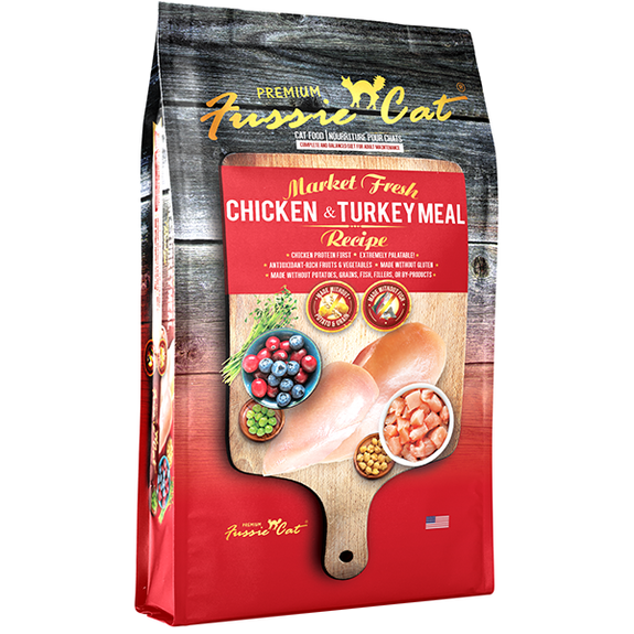 Market Fresh Grain-Free Chicken & Turkey Recipe Dry Cat Food
