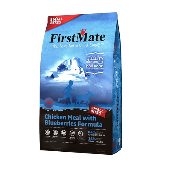 Small Bites Chicken Meal & Blueberries Formula Limited Ingredient Diet Grain-Free Dry Dog Food