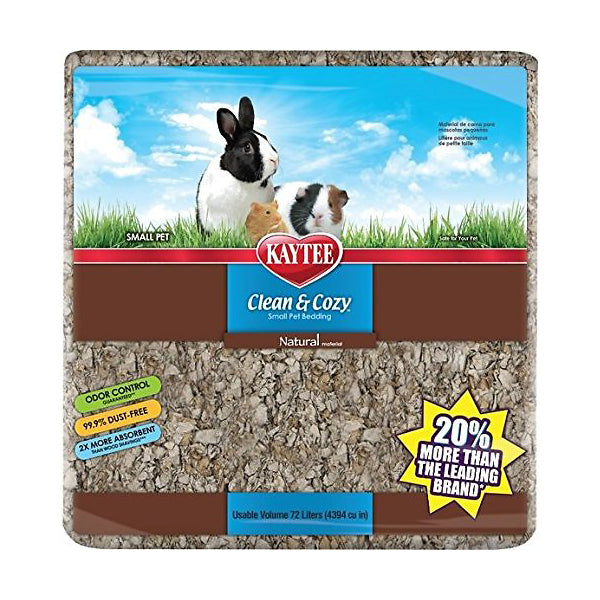 Clean & Cozy Small Animal Paper Bedding Substrate Natural