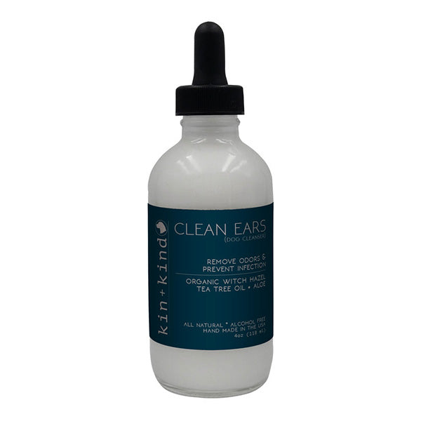 CLEAN EARS Alcohol-Free Organic Dog Ear Cleanser