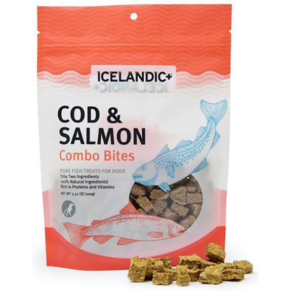 Cod & Salmon Combo Bites Pure Fish Grain-Free Crunchy Dog Treats