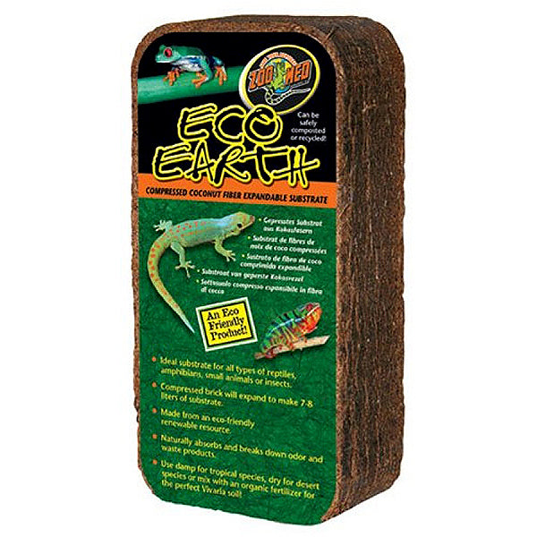 Eco Earth Compressed Coconut Fiber Reptile & Amphibian Substrate
