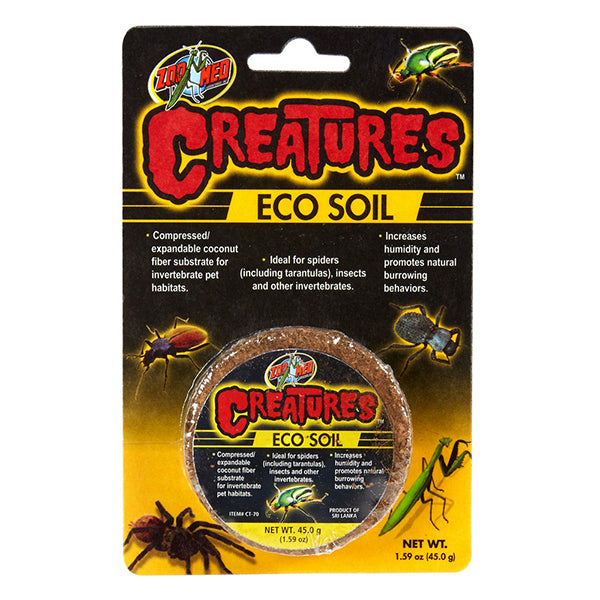 Creatures Eco Soil Compressed Coconut Fiber Substrate