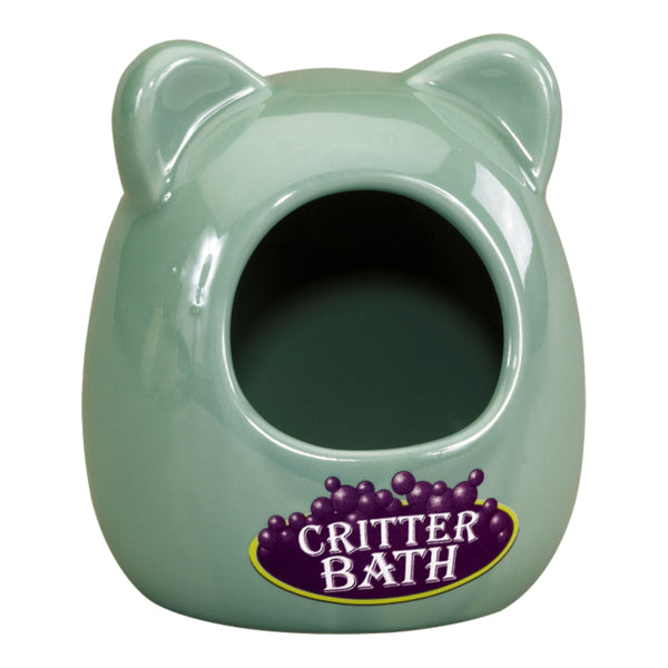 Critter Bath Ceramic Small Animal Dust Bath House