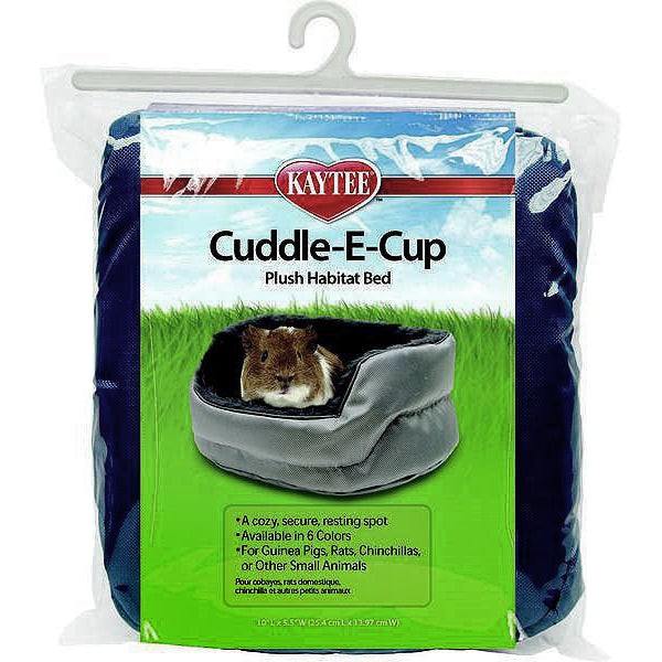 Super Sleeper Cuddle-E-Cup Fuzzy Polyester Plush Small Animal Bed