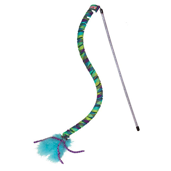 Curlz Teaser Feather Wand Cat Toy