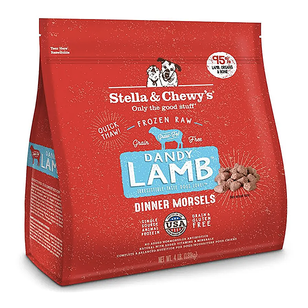 Dandy Lamb Grain-Free Frozen Raw Dinner Morsels Dog Food