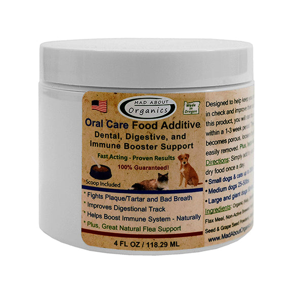 Organic Oral Care Powdered Pet Food Additive