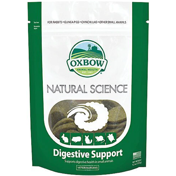 Natural Science Digestive Support Small Animal Supplement High Fiber Hay Tabs