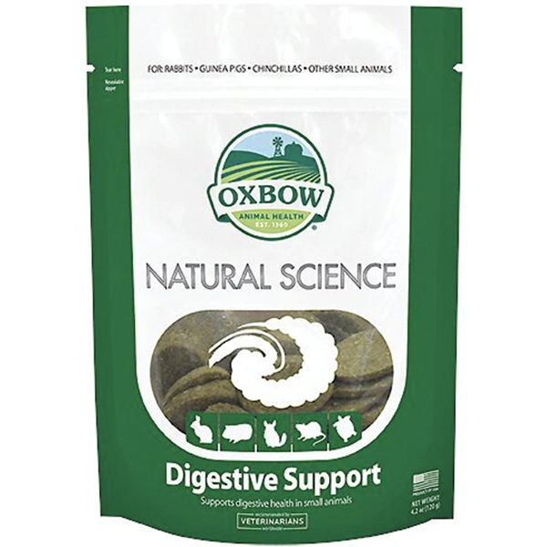 Natural Science Digestive Support Small Animal Supplement High Fiber Hay Tabs