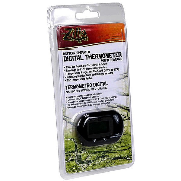 Digital Thermometer Battery Operated Temperature Monitoring System with Probe