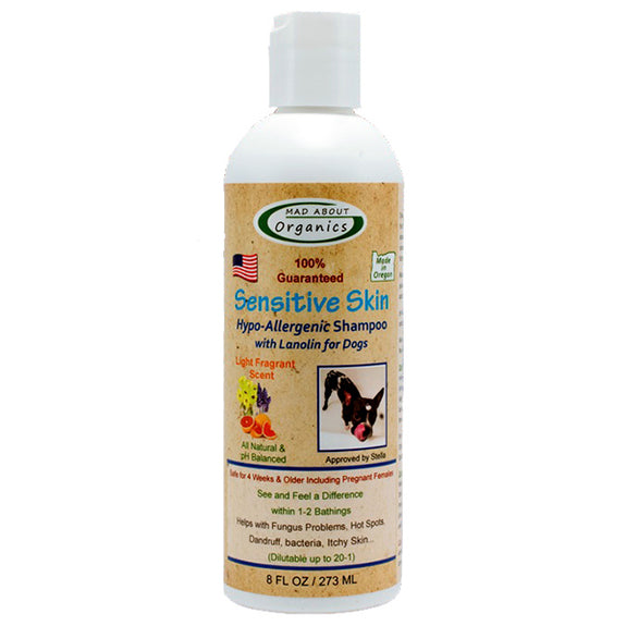 Organic Sensitive Skin Hypoallergenic Dog Shampoo
