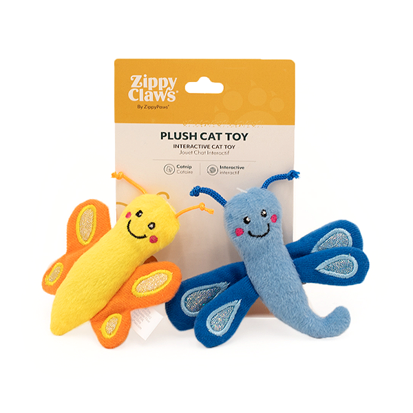 Butterfly & Dragonfly Plush Catnip Cat Toys